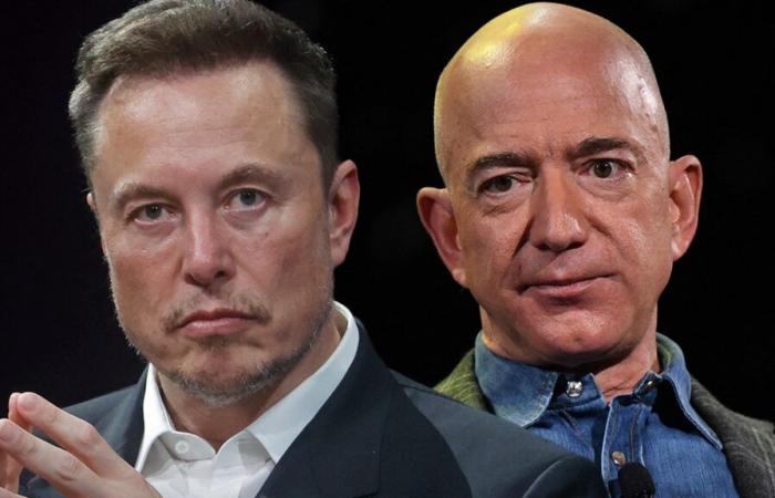 Elon Musk stellt Jeff Bezos in den Schatten, weil er angeblich gesagt hat, dass Trump die Wahl verlieren würde