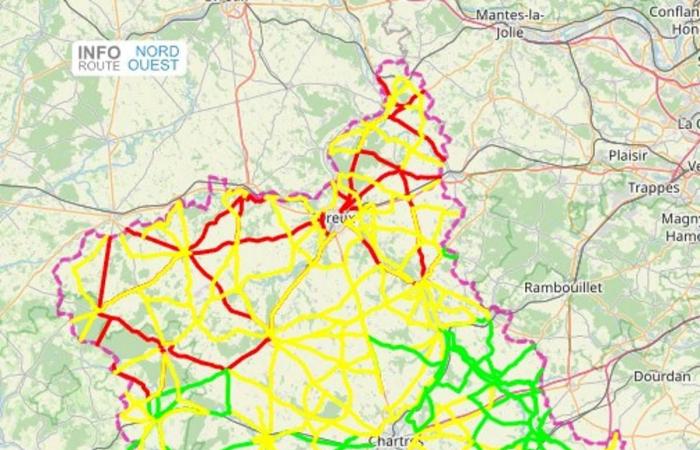 LIVE – Caetano-Senke: Schulbusse ausgesetzt, schwierige Verkehrsbedingungen aufgrund von Schnee in den Sektoren Dreux und Châteaudun