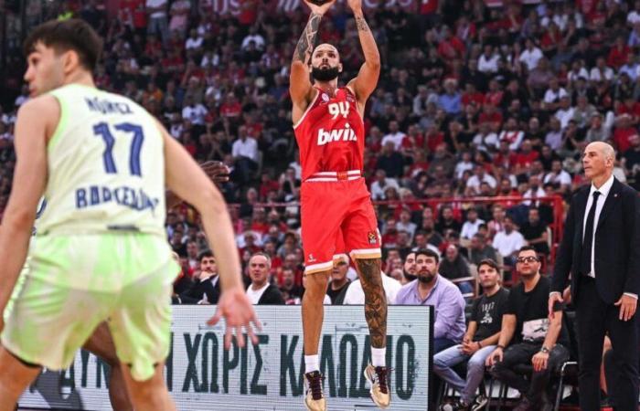 „Es macht puren Spaß, entspricht meinen Erwartungen oder sogar noch mehr“, freut sich Evan Fournier, Star von Olympiakos