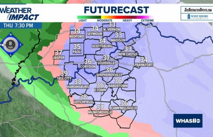 Wird es heute schneien? | Wetter in Louisville, Kentucky