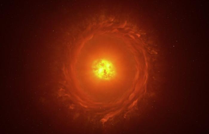 Astronomen machen ein bemerkenswert vergrößertes Bild des Roten Überriesen