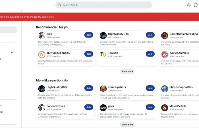 Reddit ist wieder down – es ist der zweite große Ausfall innerhalb von zwei Tagen für die beliebte Diskussionsplattform