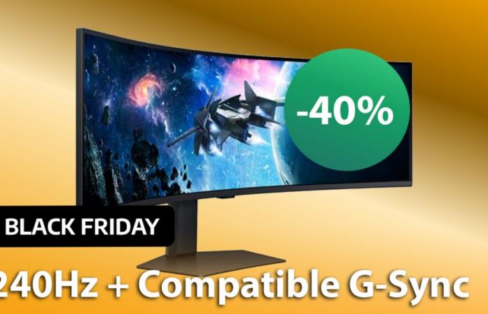 Black Friday-PC-Bildschirm: Das 49-Zoll-Samsung Odyssey G9 ist 40 % günstiger!