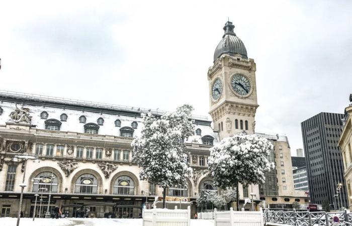 Schnee und Eis in der Île-de-France, Paris, an diesem Donnerstag und auch an diesem Freitag in Alarmbereitschaft