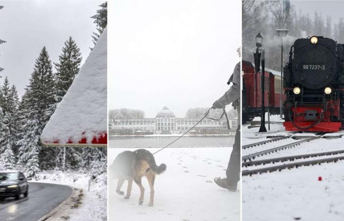 Wetter-Chaos in Teilen Deutschlands: Überflutungen, Neuschnee, Sturmböen