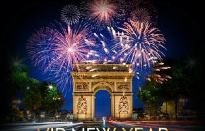 VIP-Neujahr 2025 (Champs-Elysées – Feuerwerk) – Club La Nuit – Paris, 75009