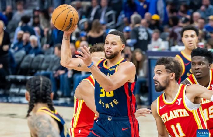 Golden State Warriors gegen Atlanta Hawks – Xinhua