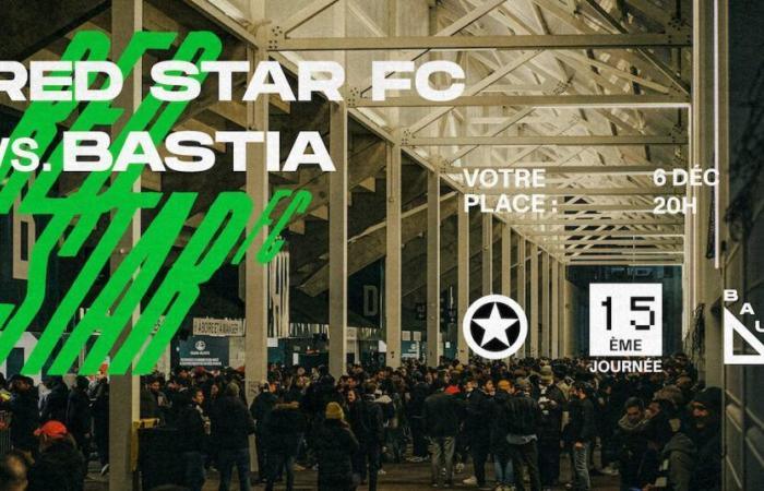 IHR ORT FÜR RED STAR FC / BASTIA