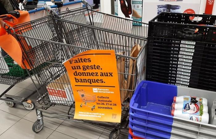 Die große Sammlung der Isère Food Bank hat begonnen