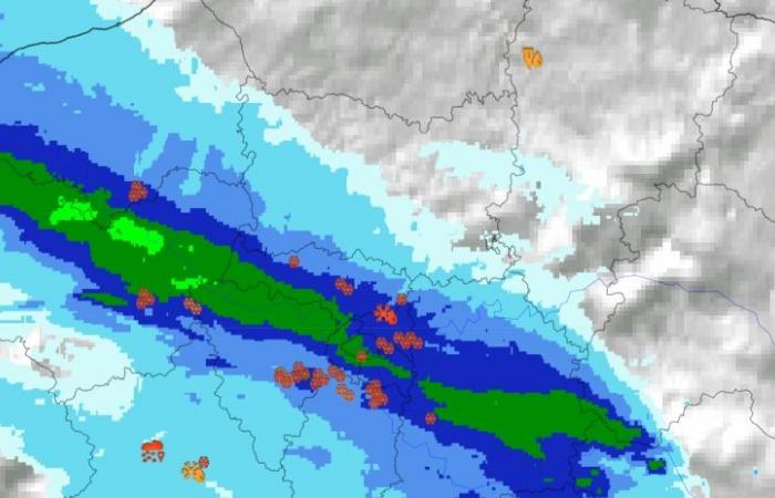 Die Abteilung heute Abend unter dem Schnee?