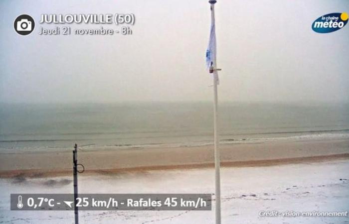 Wetterüberwachung: Böe bis 155 km/h im Westen, Schnee in der Île-de-France