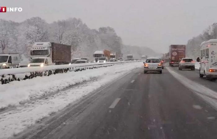 „Die kommende Nacht wird schwierig“: Halb Frankreich liegt nach dem Caetano-Sturm im Schnee