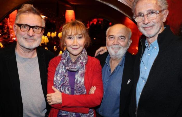 Gérard Jugnot, Thierry Lhermitte, Marie-Anne Chazel… The Splendid fast fertig, Michel Blancs sehr diskreter Begleiter