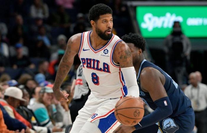 Paul George verletzt sich beim jüngsten Rückschlag für die Big 3 der Sixers am Knie