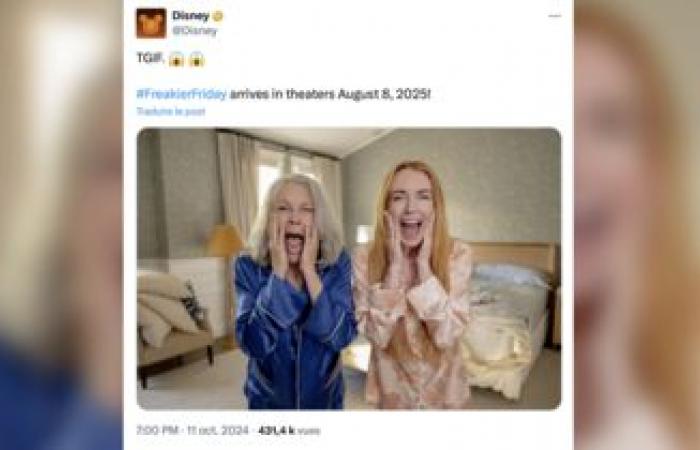 Lindsay Lohan und Lacey Chabert stellen eine ikonische Szene aus dem Film nach (VIDEO)