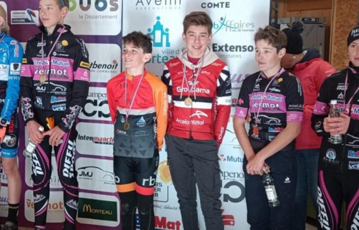 Creusot Cyclisme: Hugo Antunes auf dem Podium bei der regionalen Cyclo Cross Challenge