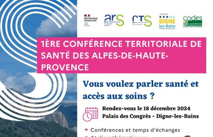 Merken Sie sich das Datum vor: 1. Territorialgesundheitskonferenz der Alpes de Haute Provence