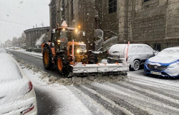 IN BILDERN. Das Land Flers erwacht unter dem Schnee: eine Weihnachtsdekoration