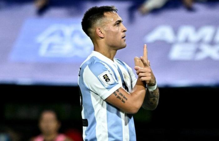 Lautaro Martinez schloss sich Diego Maradona an