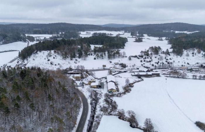 Unwetterwarnung des DWD vor „starkem Schneefall“