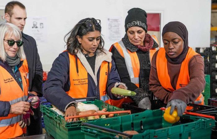 Die Gard Food Bank lanciert ihre große Kollektion mit ihrer Patin Prisca Thevenot