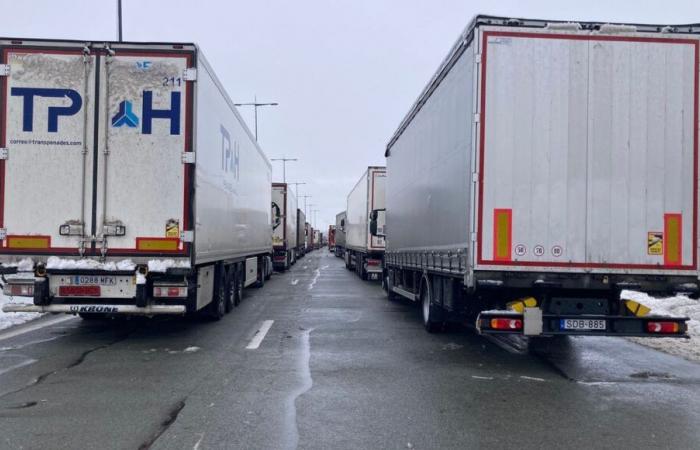 Wegen des Schnees auf der A36 stecken geblieben: „Uns wurde gesagt, dass Leute mit Kaffee vorbeikommen würden, wir warten immer noch“