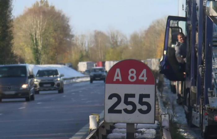 Unverständnis und Wut der Lkw-Fahrer, die wegen des Caetano-Sturms mit einem Fahrverbot belegt wurden