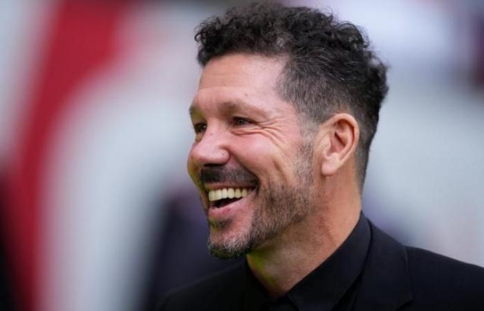 Diego Simeone wird sein 700. Spiel auf der Bank von Atlético Madrid bestreiten