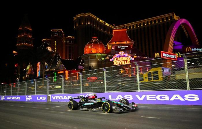 Formel 1: Auf den Straßen von Las Vegas markiert Lewis Hamilton bei Testfahrten sein Revier