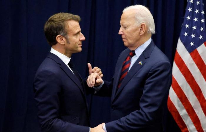 Joe Biden und Emmanuel Macron diskutieren über einen Waffenstillstand im Libanon