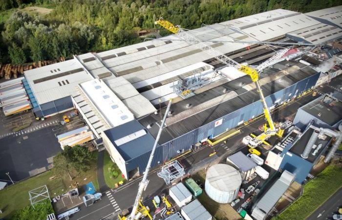 warum ein 28 m hoher Turm auf einer Fabrik zwischen Moreuil und Montdidier entstand