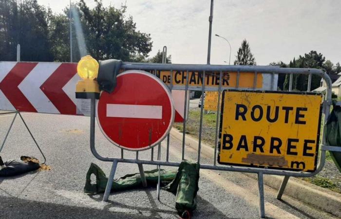 Die Straße Nantes-Châteaubriant war für 5 Tage gesperrt