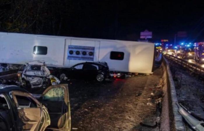 Sturm Caetano: Unfall auf verschneiter Autobahn im Val-de-Marne, mehrere Schwerverletzte: Nachrichten