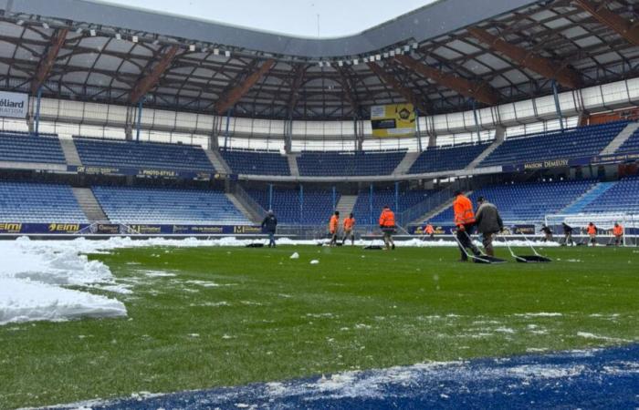 Wird das Spiel Sochaux-FCVB trotz Schnee stattfinden?