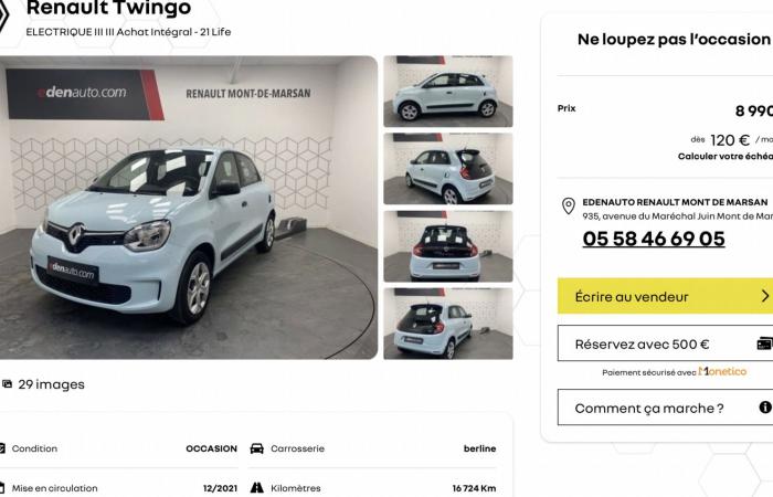 den elektrischen Renault Twingo zu unglaublichen Gebrauchtpreisen