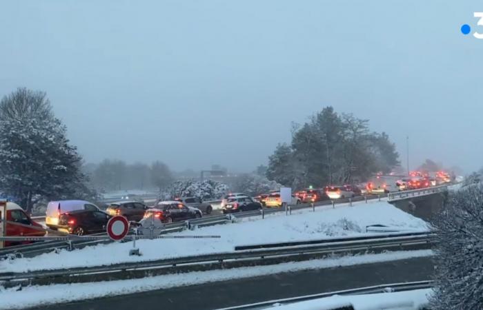 „Fünf Minuten Fahrt, aber 1 Stunde und 20 Minuten bei Schnee“, schwieriger Abend auf den Straßen der Île-de-France