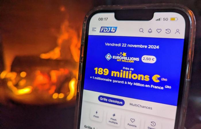 Ein neuer Millionär in Frankreich ist im Lostopf