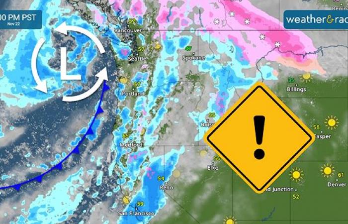 An beiden Küsten herrscht Schnee, Regen und Wind – Wetternachrichten