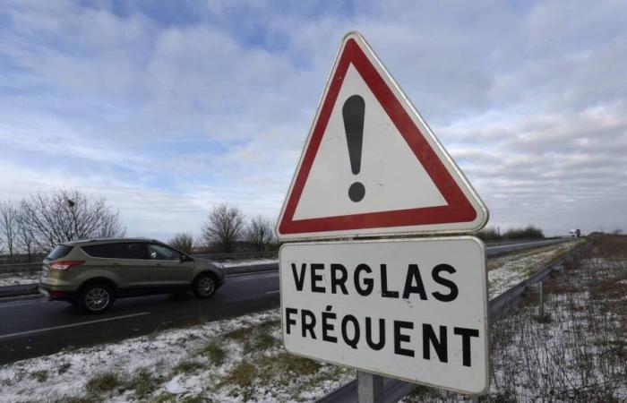 Wetterbericht. Eiswarnung auf den Straßen von Loire-Atlantique