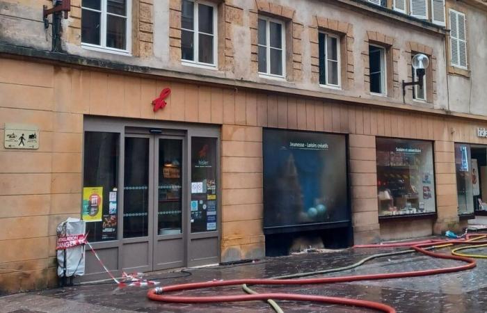 Brand in der Innenstadt von Metz: Die Buchhandlung Hisler will dort einen Click-and-Collect-Bus installieren