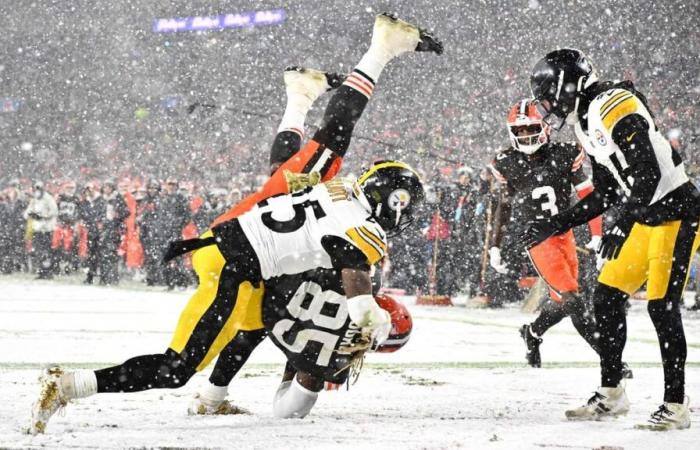 [PHOTOS] Die Browns überraschen die Steelers im Sturm