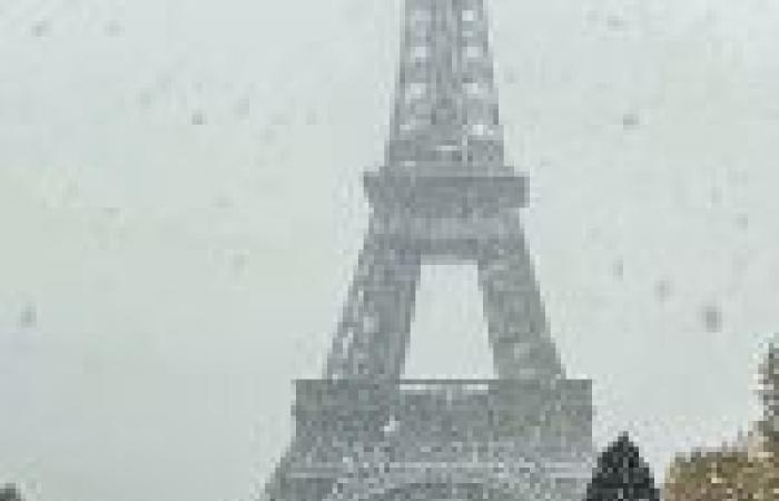 Schnee und Eis in der Île-de-France, Paris, an diesem Freitag in Alarmbereitschaft