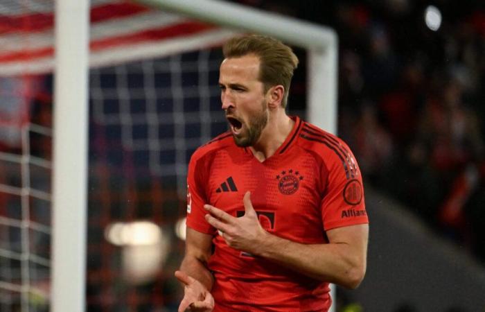 Harry Kane vom FC Bayern München ist mit 50 Bundesligatoren der schnellste Spieler und übertrifft damit den Rekord von Erling Haaland