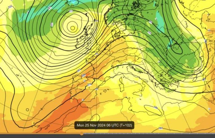 Ende November und Kaltfront im Dezember