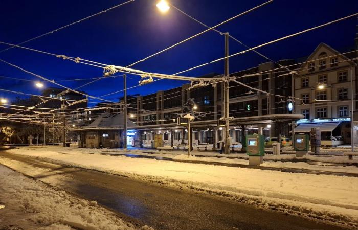 Basel: Schnefälle sorgen für Verkehrsbehinderungen bei BVB