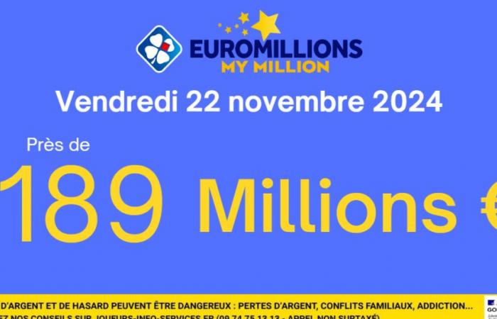 Wie gewinnt man den Jackpot von 189 Millionen Euro, wenn 100 Personen 1 Million Euro gewinnen?