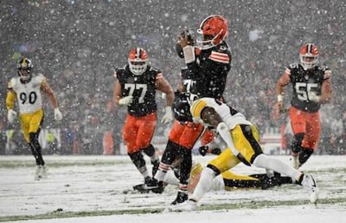 [PHOTOS] Die Browns überraschen die Steelers im Sturm