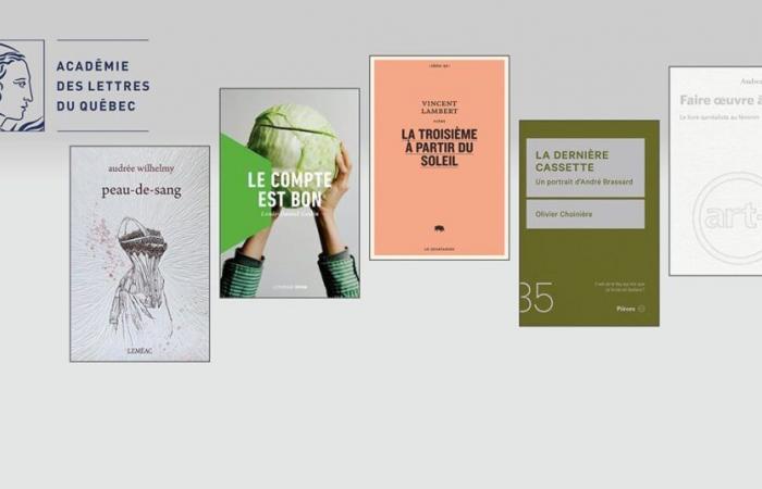 Die Quebec Academy of Letters vergibt ihre Preise – Revue Les libraires