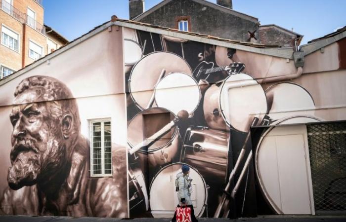 In Toulouse ein großes Fresko zu Ehren von Jaurès zum 100. Jahrestag seiner Pantheonisierung