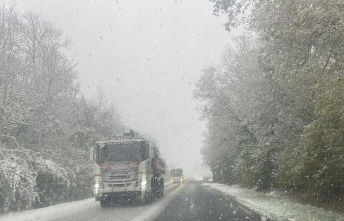 „Ich habe die ganze Nacht im Auto verbracht“: Thomas, 19, im Schnee auf der Autobahn A36 gestrandet